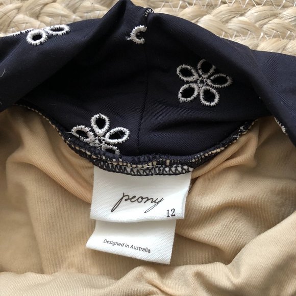 Peony swimwear high waisted bikini bottom - Picture 5 of 5